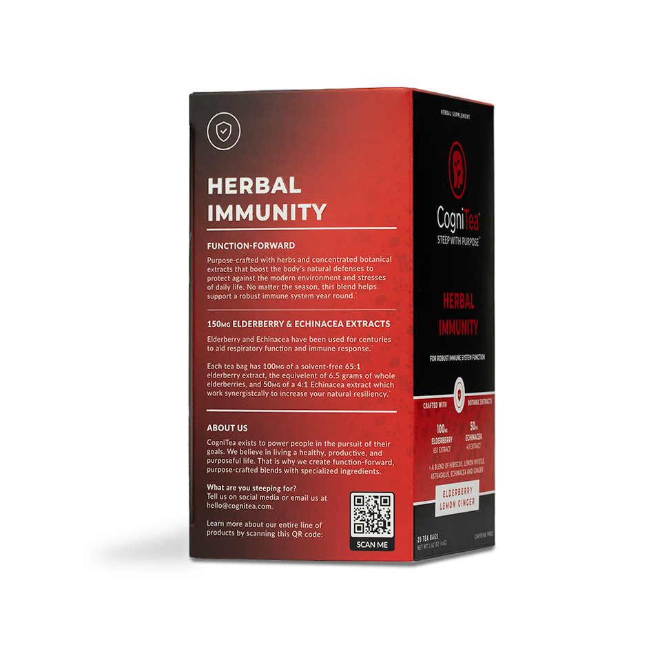 Herbal Immunity with Elderberry and Echinacea